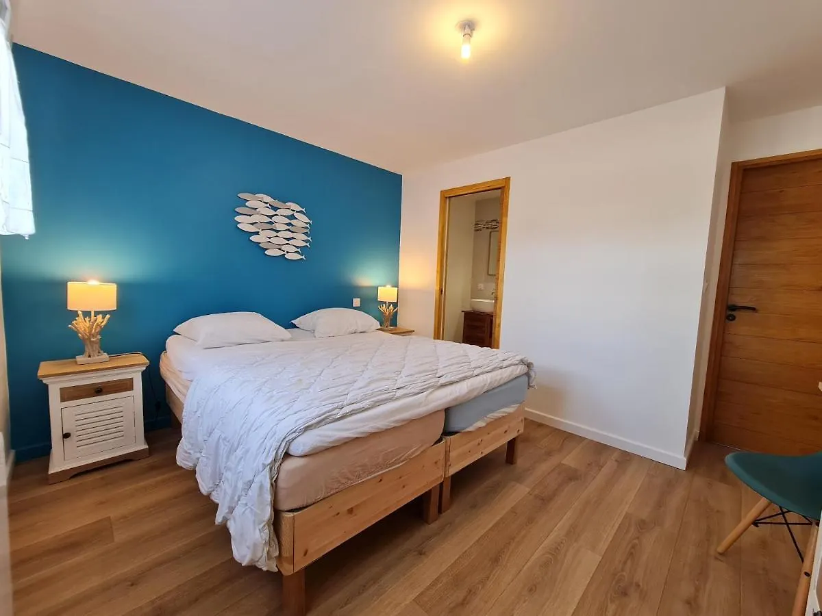 Ref 047 - Bel Appartement Moderne Pour Six Personnes Avec Vue Mer Plage A Pied Kerjouanno ארזון 0*,  צרפת
